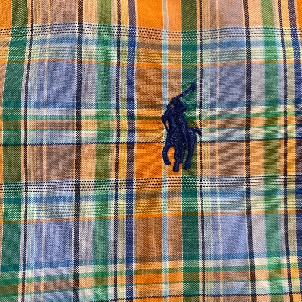 Ralph Lauren Boy’s Plaid Button Down Shirt                   Sz: XL (18-20) - Picture 3 of 5